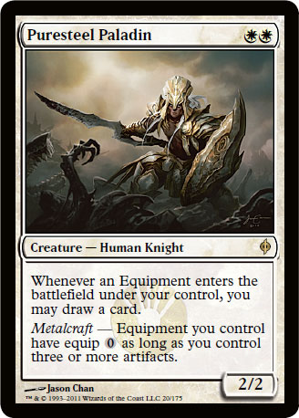 New Phyrexia - Puresteel Paladin