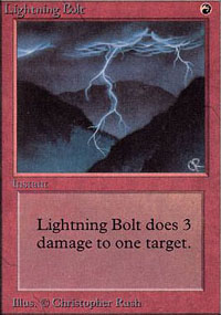 lightningbolt assume your opponent has a few of these in hand