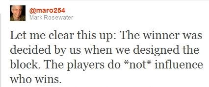 Rosewater's Tweet Rosewater's Tweet